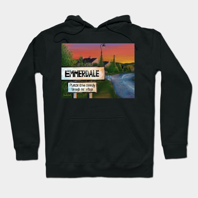 Emmerdale sunset Hoodie by samanthagarrett